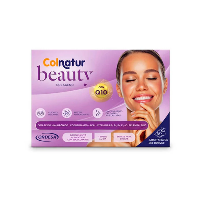 Colnatur Beauty 30 Sobres 3,7 gr Sabor Frutos Del Bosque + Regalo Masajeador Facial