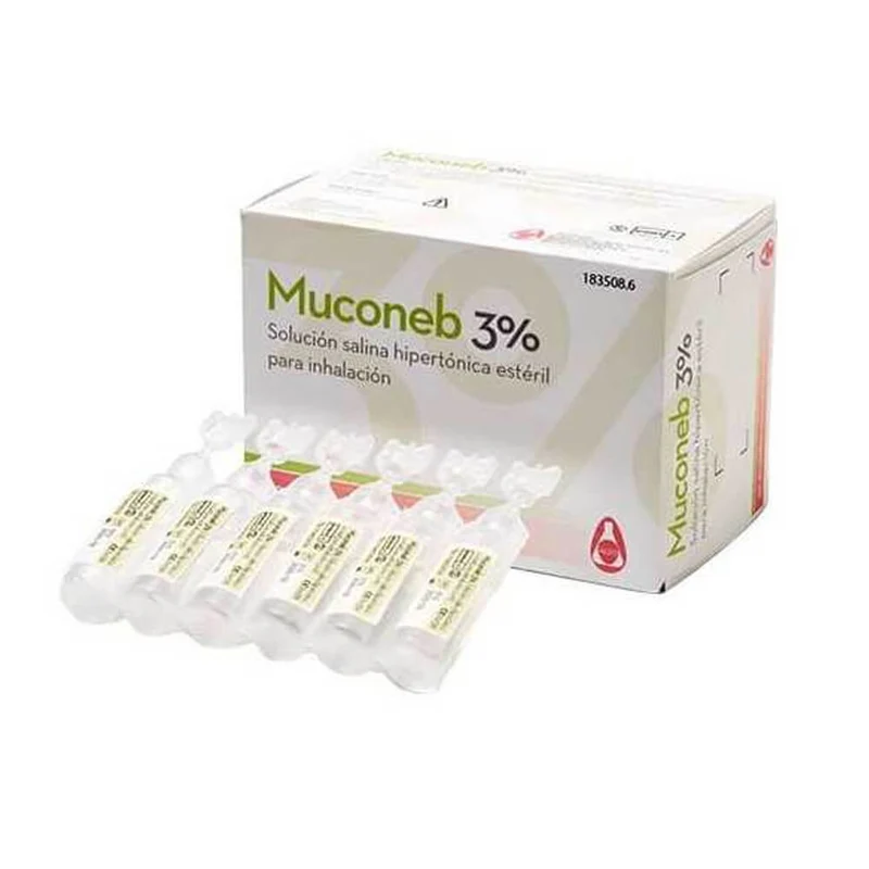 Muconeb 3% Solución Salina Hiperton Inhalación