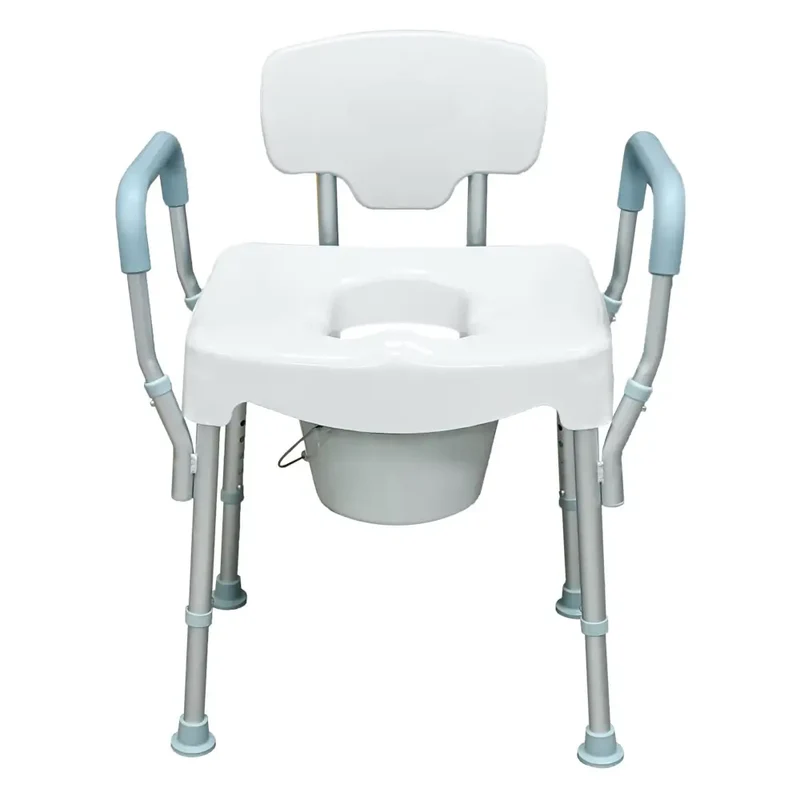 silla de ducha y wc xl con reposabrazos