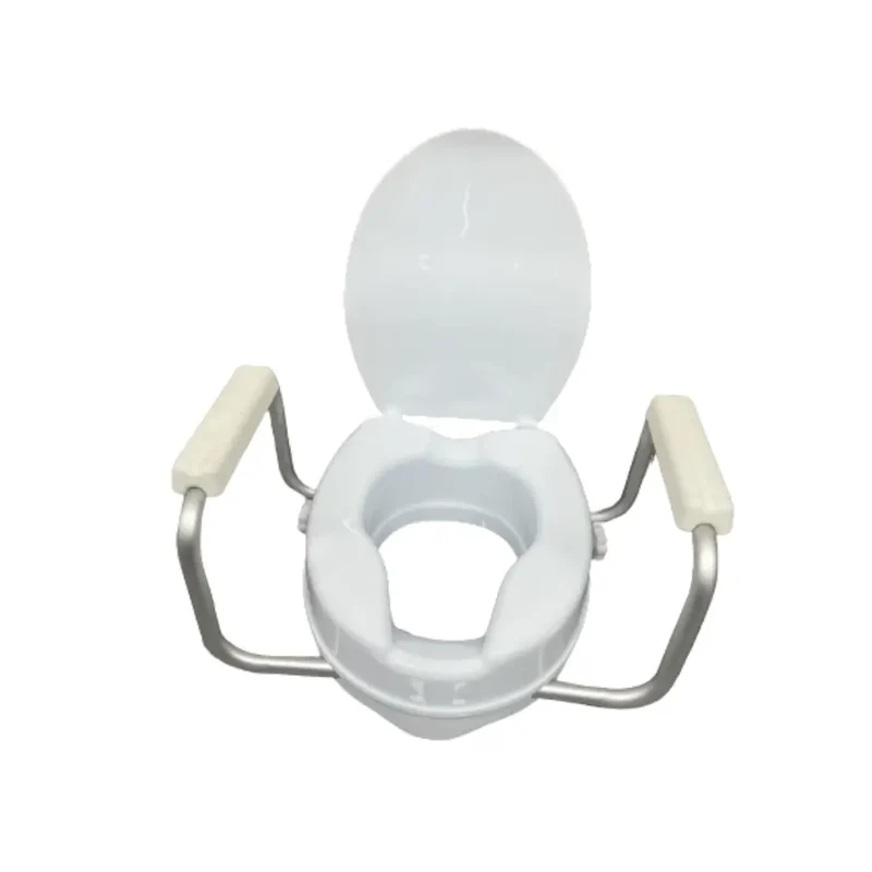 elevador wc con brazos y tapa, 10 cm