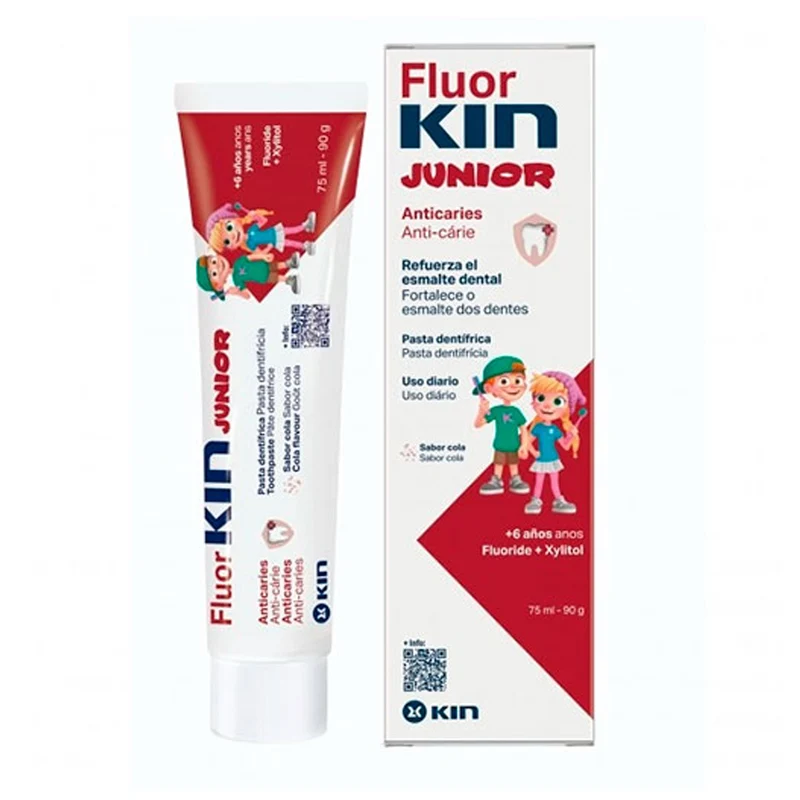 Kin Flúor-Kin Pasta Dental Junior Cola 75 ml