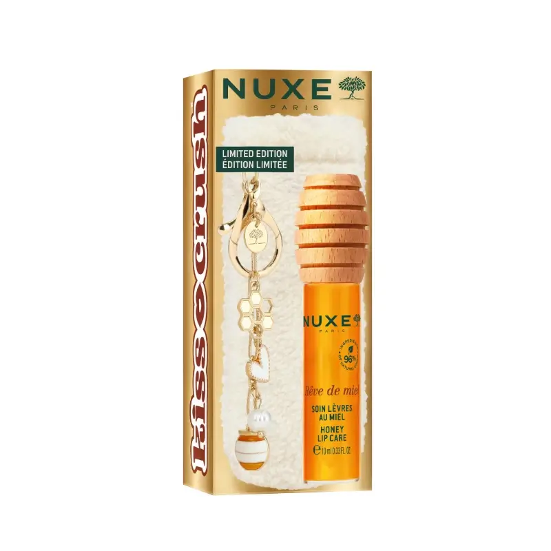 Nuxe Reve De Miel Tratamiento Labial Con Miel 10Ml + Lip Case De Regalo, 10 ml