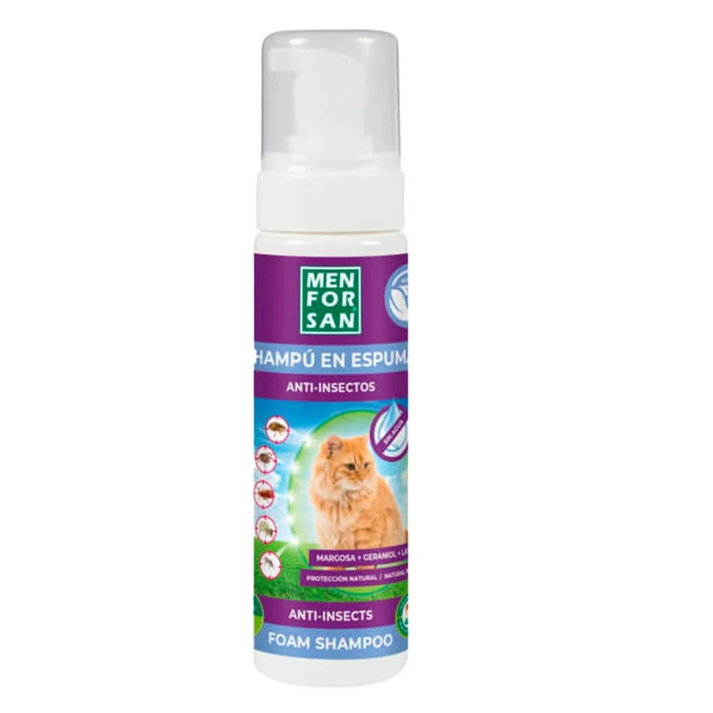 Menforsan Champú En Espuma Gatos 200 ml