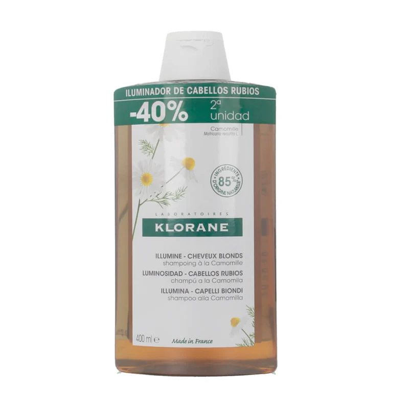Klorane Camomila Champú 400Ml Duplo