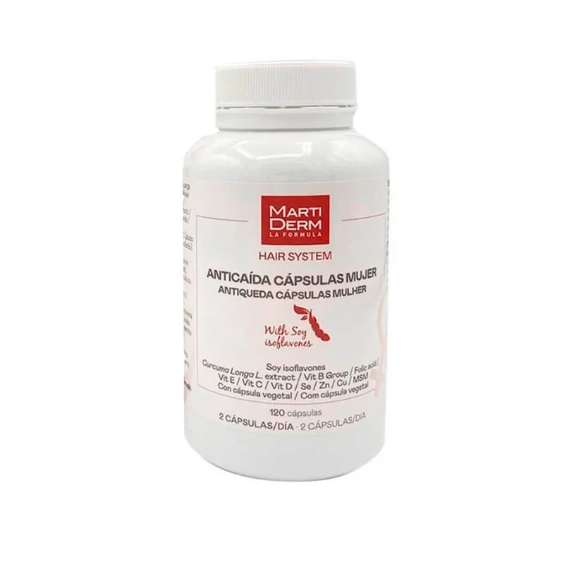 Martiderm Hair System Anticaída Mujer 120 Cápsulas