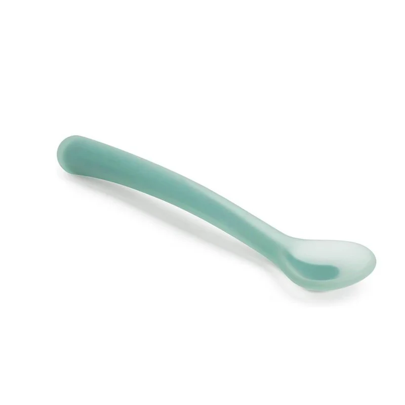 Suavinex Cuchara Silicona +4M Verde 162122
