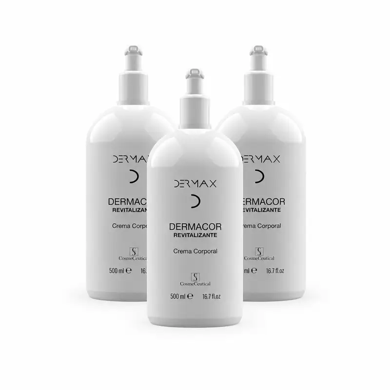 Dermax Dermacor Crema Corporal , Pack 3 x 500 ml