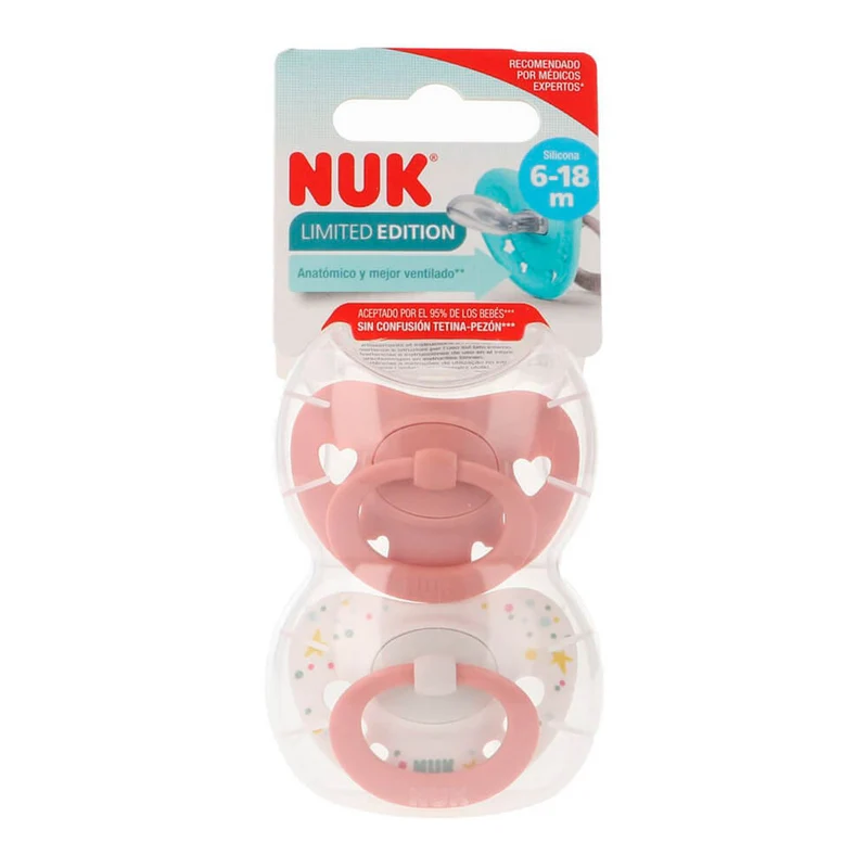 Nuk Chupete Silicona Anatómico Ed. Limitada Family Love 6-18M