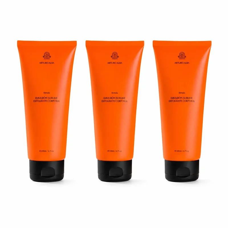 Arturo Alba Emulsión Sublime Exfoliante Corporal, 200 Ml , pack 3
