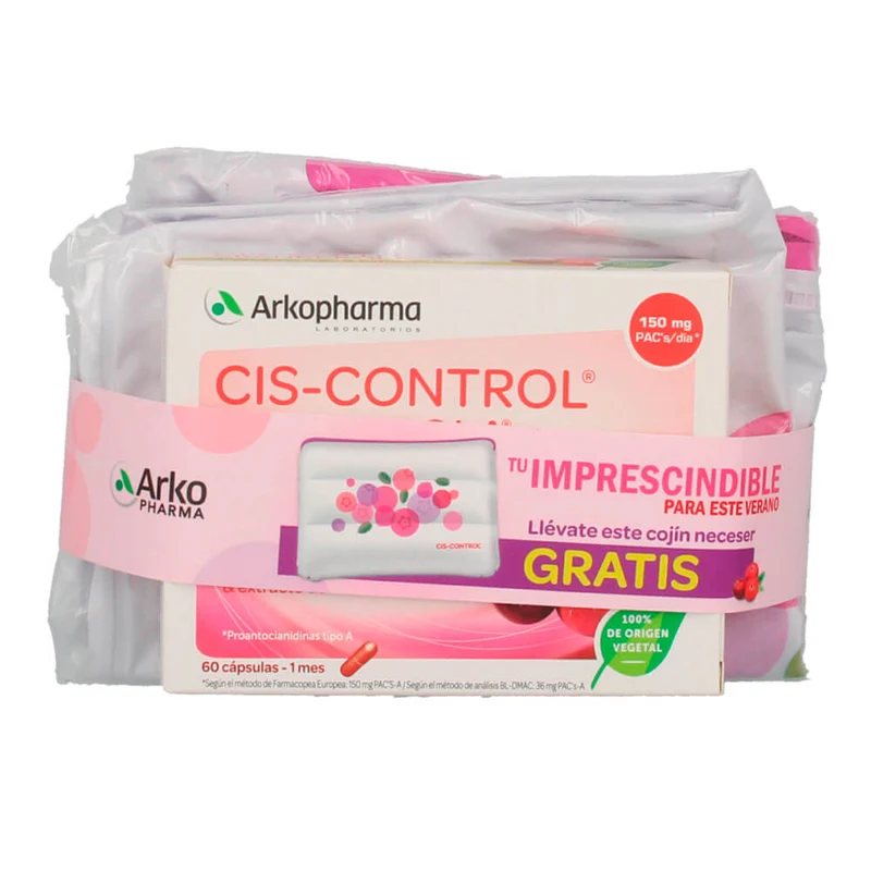 Arko Cranberola Ciscontrol 60 Caps + Regalo Cojin Neceser