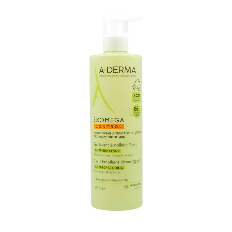A-Derma Exomega Gel 2En1 Infantil 500 ml