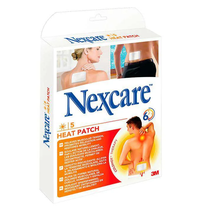 3M Nexcare Parche Calor 5 U 9.5 X 13 Cm