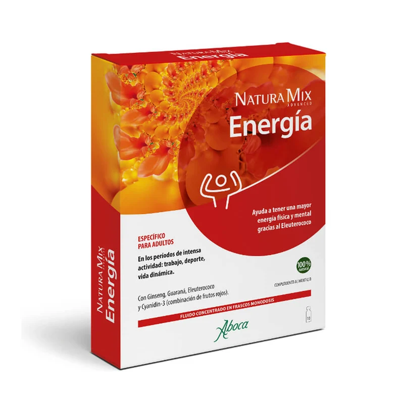 Aboca Natura Mix Advanced Energía 10 Ampollas