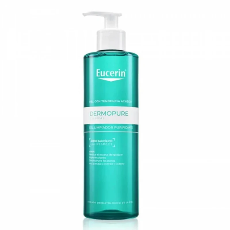 Eucerin Dermopure Gel Limpiador Facial 400 ml