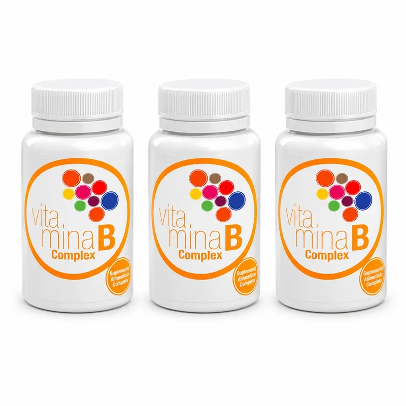 Plantis Vitamina B Complex 60 Cápsulas , pack 3