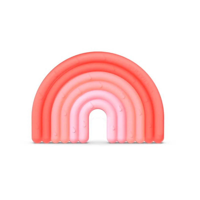 Suavinex Mordedor Silicona Arcoiris +0M Etapa 1 Rosa 204798