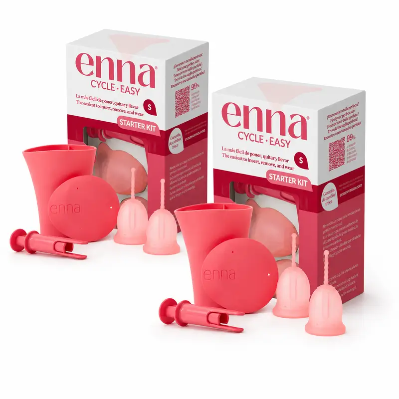 Enna Cycle Starter kit Copa Menstrual, Pack 2 Uds