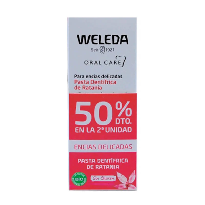 Weleda Pasta Dental Ratania 75 ml Duplo
