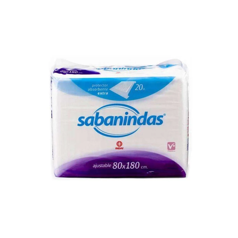 Sabanindas Protector Cama Extra Ajustable 80 X 180 20 Unidades