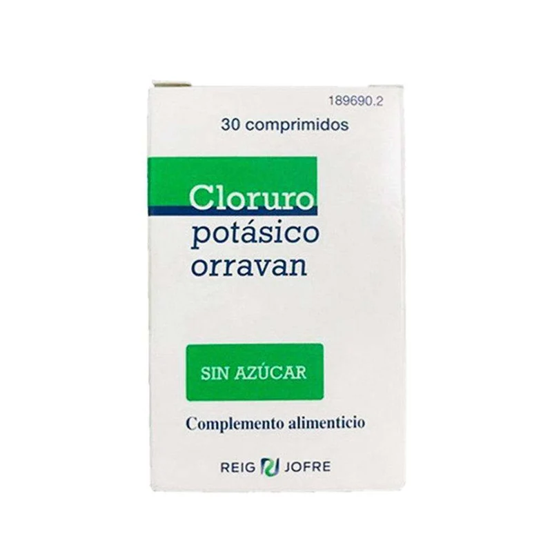 Cloruro Potásico Orravan 30 Comprimidos