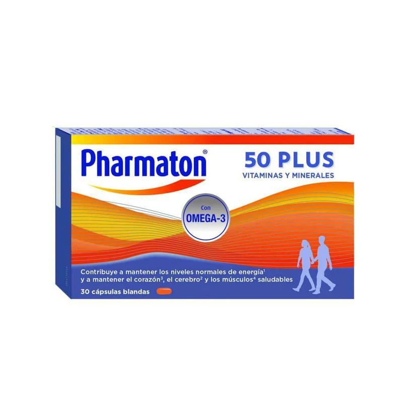 Pharmaton 50 Plus 30 Cápsulas
