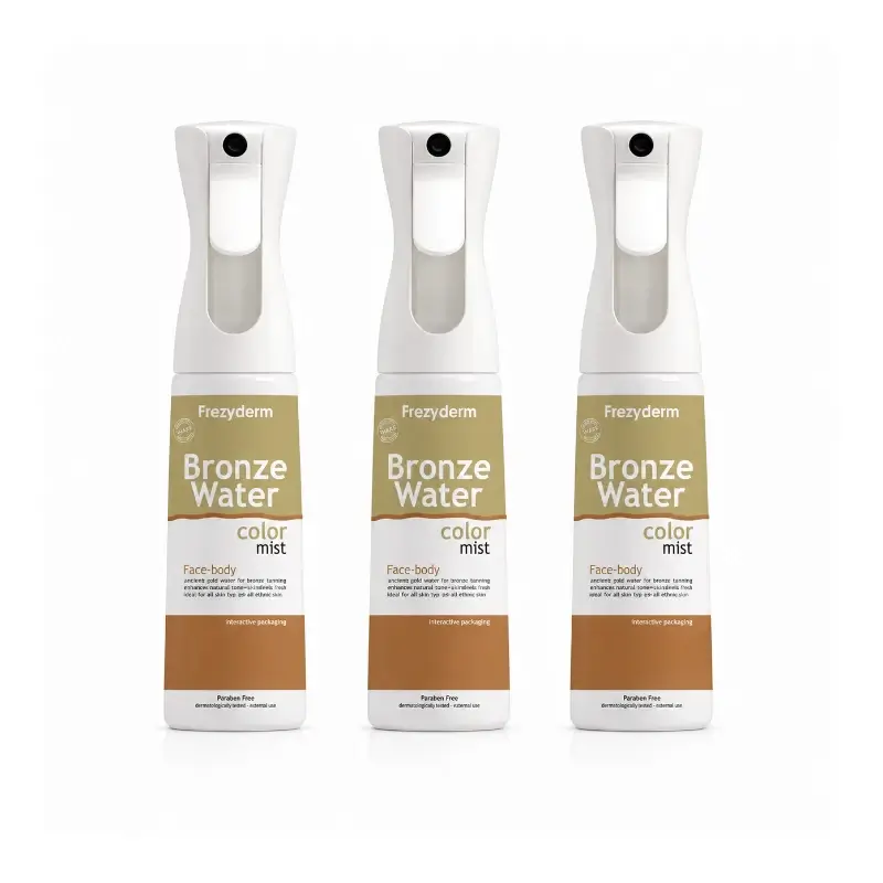 Frezyderm Bronze Water Color Mist Frezyderm Pack 3 x 300 Ml