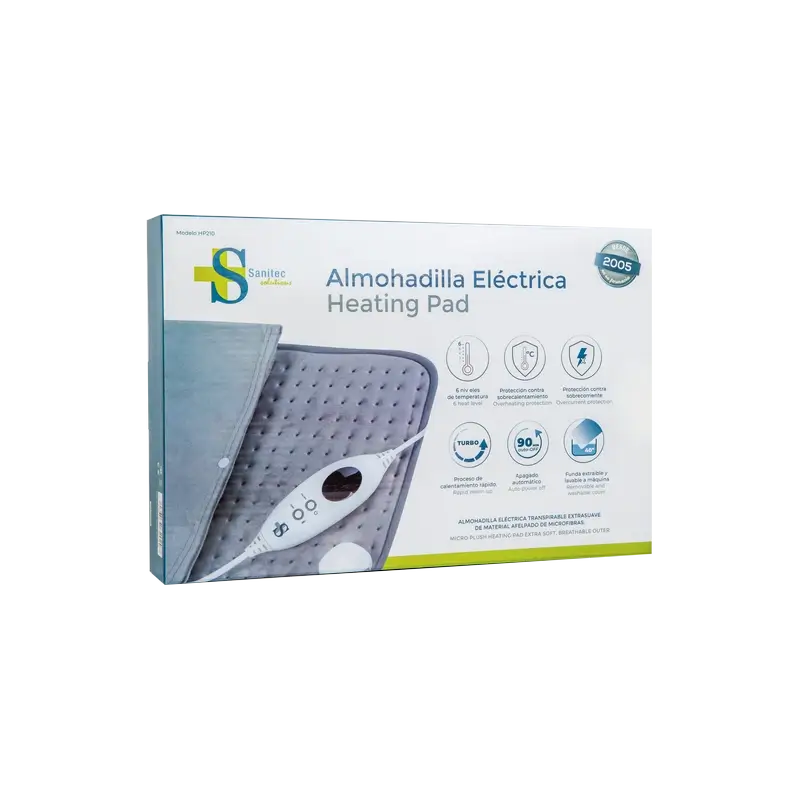 Sanitec Almohadilla Eléctrica Adaptable, 1 unidad