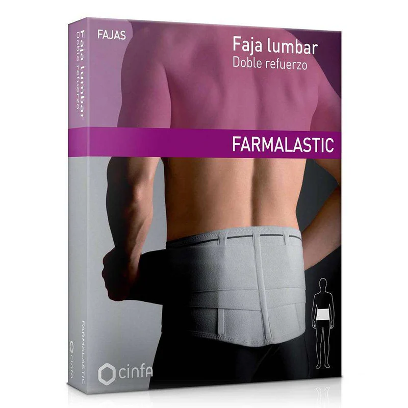 Farmalastic Faja Lumbar Doble Refuerzo T.2