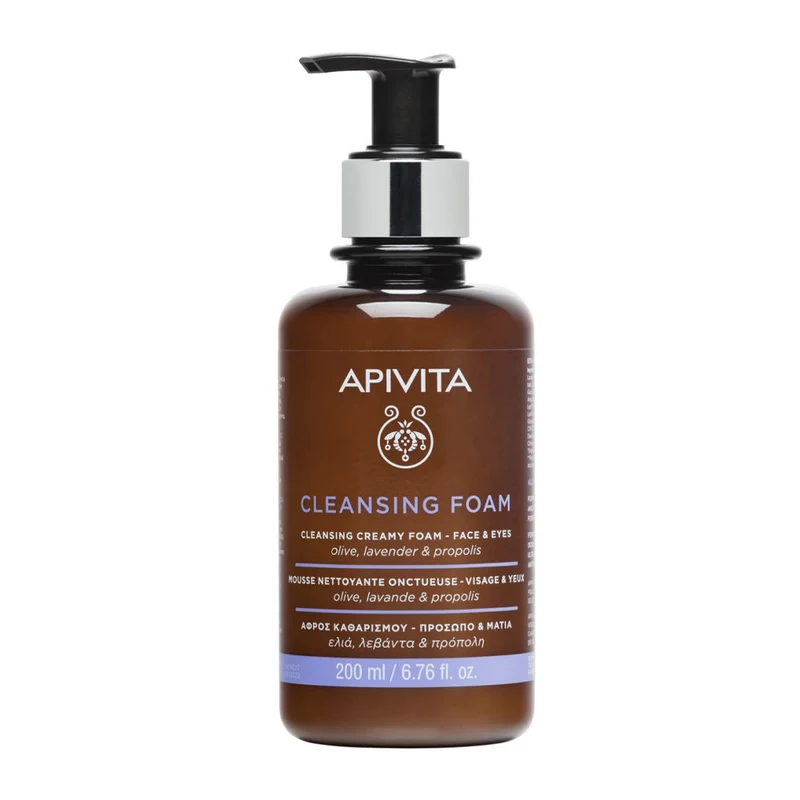 Apivita Crema-Espuma Limpiadora Cara-Ojos 200 ml