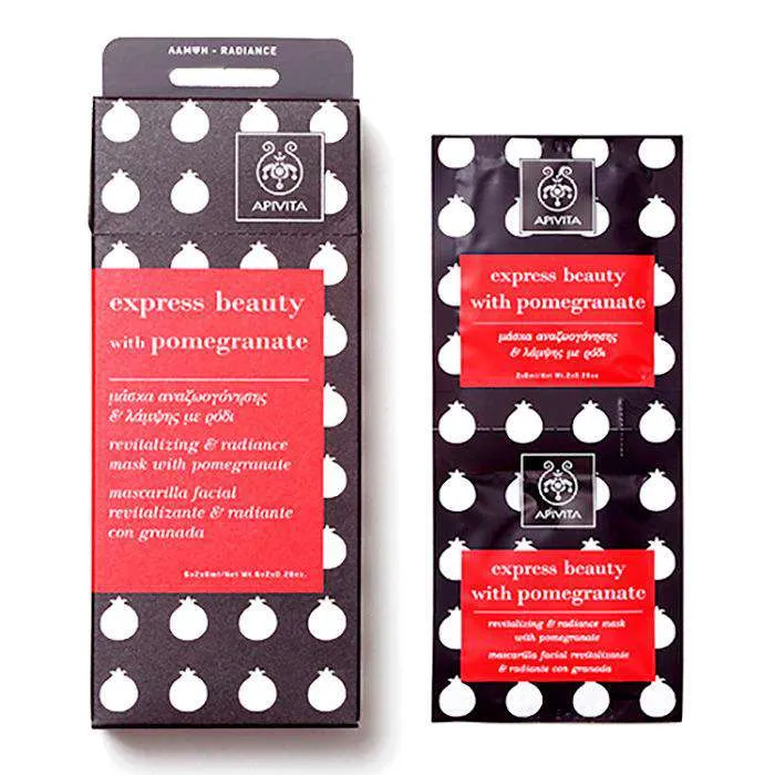 Apivita Express Mascarilla Facial Radiante Granada