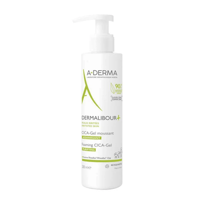 A-Derma Dermalibour Gel Limpiador 200 ml