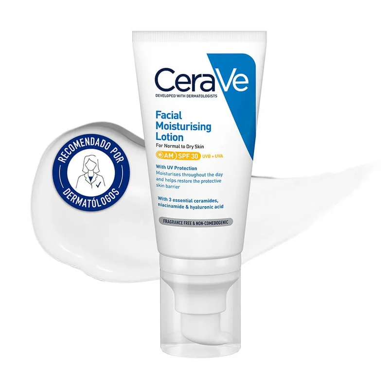 Cerave Loción Hidratante Facial Spf30 52 ml