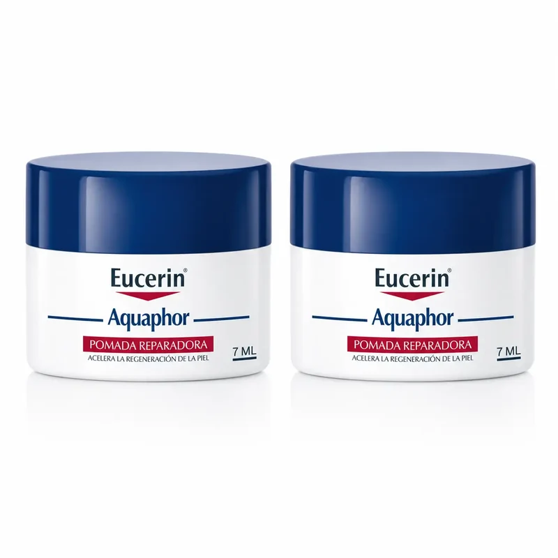 Eucerin Aquaphor Balsamo Nariz Y Labios, 7 Gr , pack 2