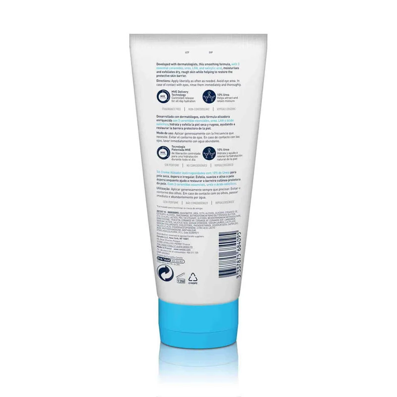 Cerave Sa Crema Alisadora Anti-Rugosidades 177 ml