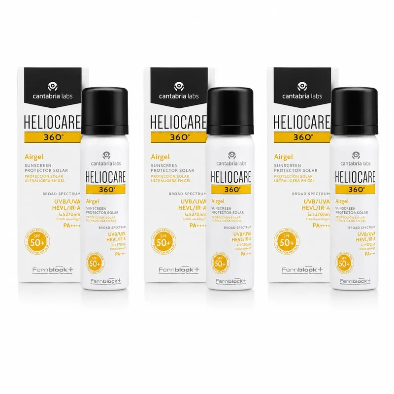 Heliocare 360º Airgel Spf 50+ 60 Ml pack 3