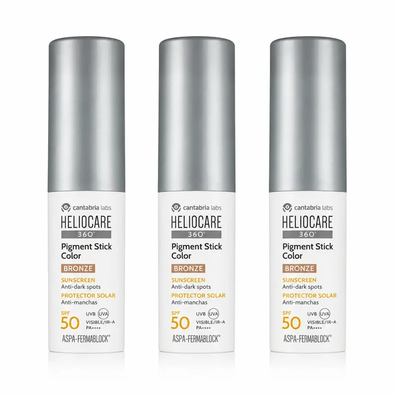 Heliocare Pigment Stick Color Bronze Spf50 10 Gr pack 3