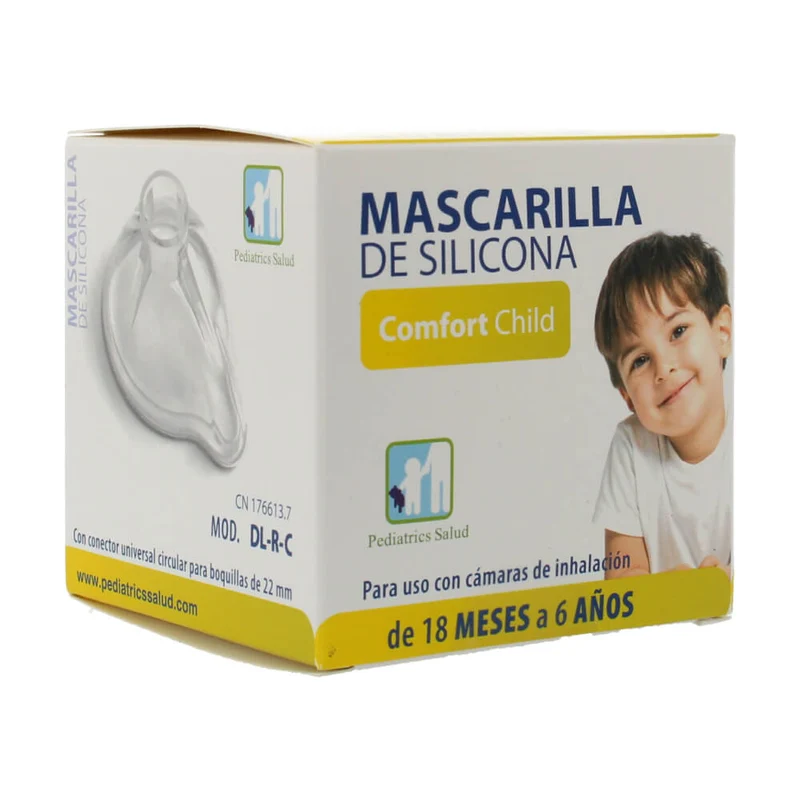 Pediatrics Salud Mascarilla Silicona Comfort Child 18M-6 Años