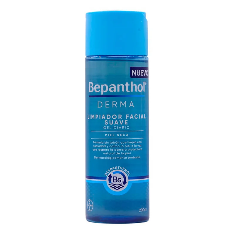 Bepanthol Derma Limpiador Facial Suave Gel 200ml