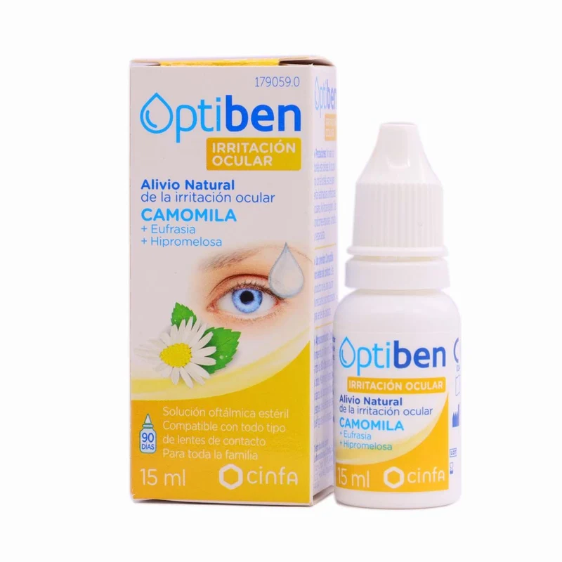 Optiben Ojos Irritados Colirio 15 ml