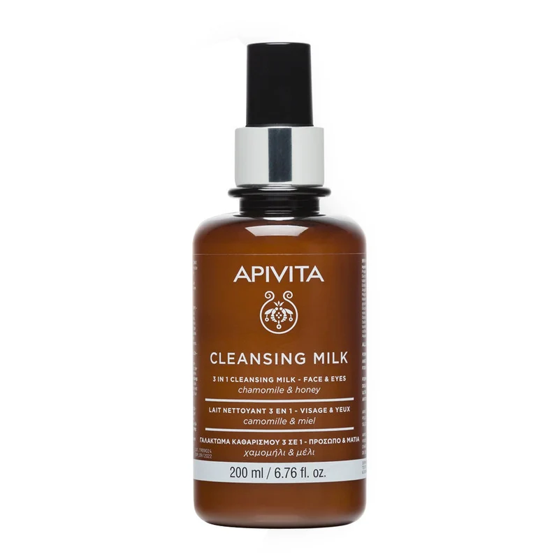 Apivita Leche Limpieza 3 En 1 Cara-Ojos 200 ml