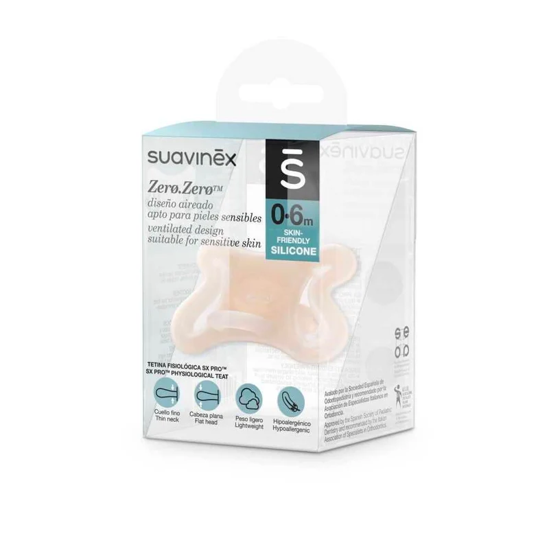 Suavinex Chupete Silicona Fisiológico Sx Pro Zero-Zero 0-6M 1 Unidad