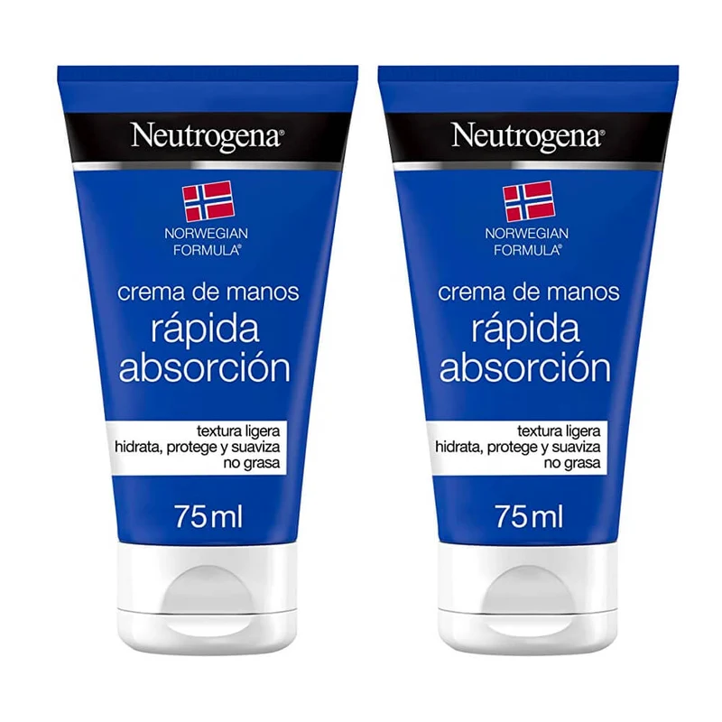 Neutrogena Crema Manos Rápida Absorción 75 ml Duplo