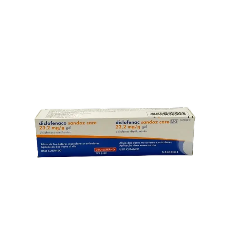 Diclofenaco Sandoz Care 23,2 Mg / G Gel Diclofenaco Dietilamina, 100 gramos