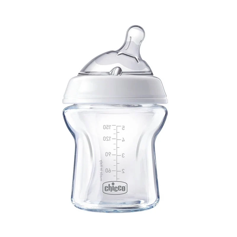 Chicco Biberón Silicona Natural Feeling Cristal 150ml
