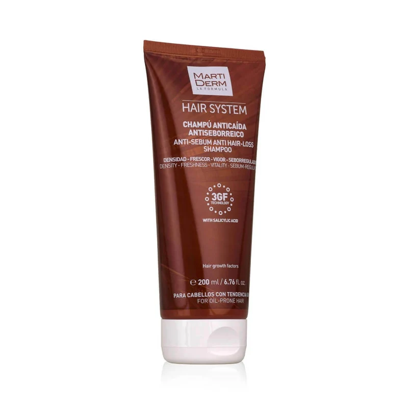 Martiderm Champú Anticaída Antiseborreico 200 ml