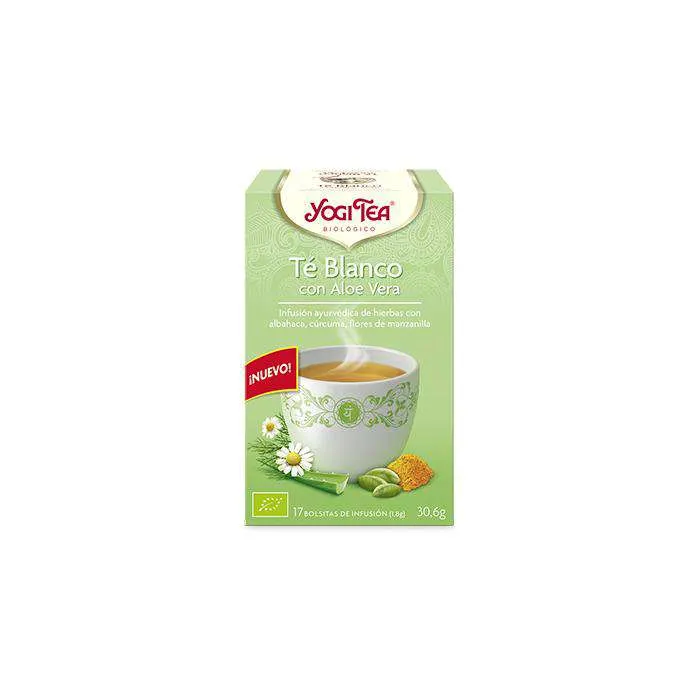Yogi Tea Biológico Te Blanco Aloe 17 Infusiones