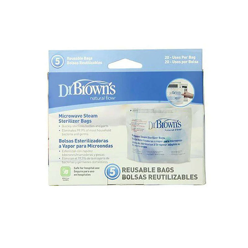 Dr. Browns Bolsas Esterilización Microondas 5 Unidades