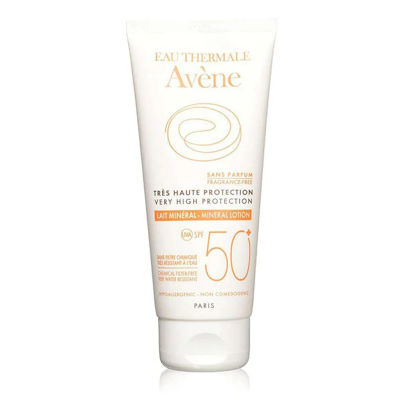 Avene Solar Spf50+ Leche Pantalla Física 100 ml