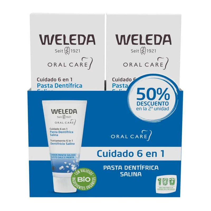 Weleda Pasta Dental Salina 75 ml Duplo
