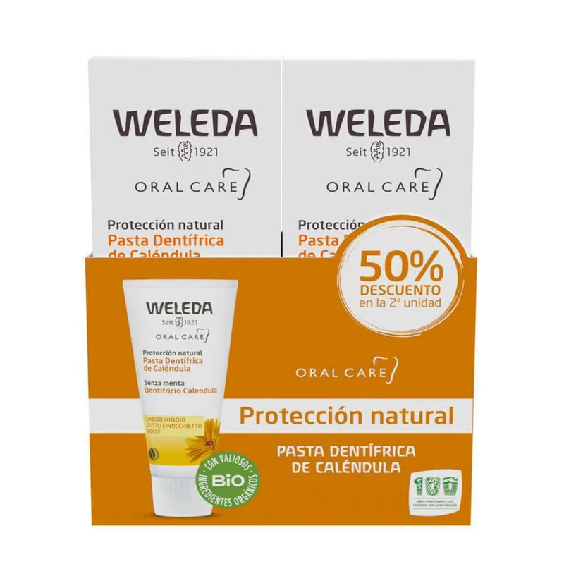 Weleda Pasta Dental Caléndula 75 ml Duplo